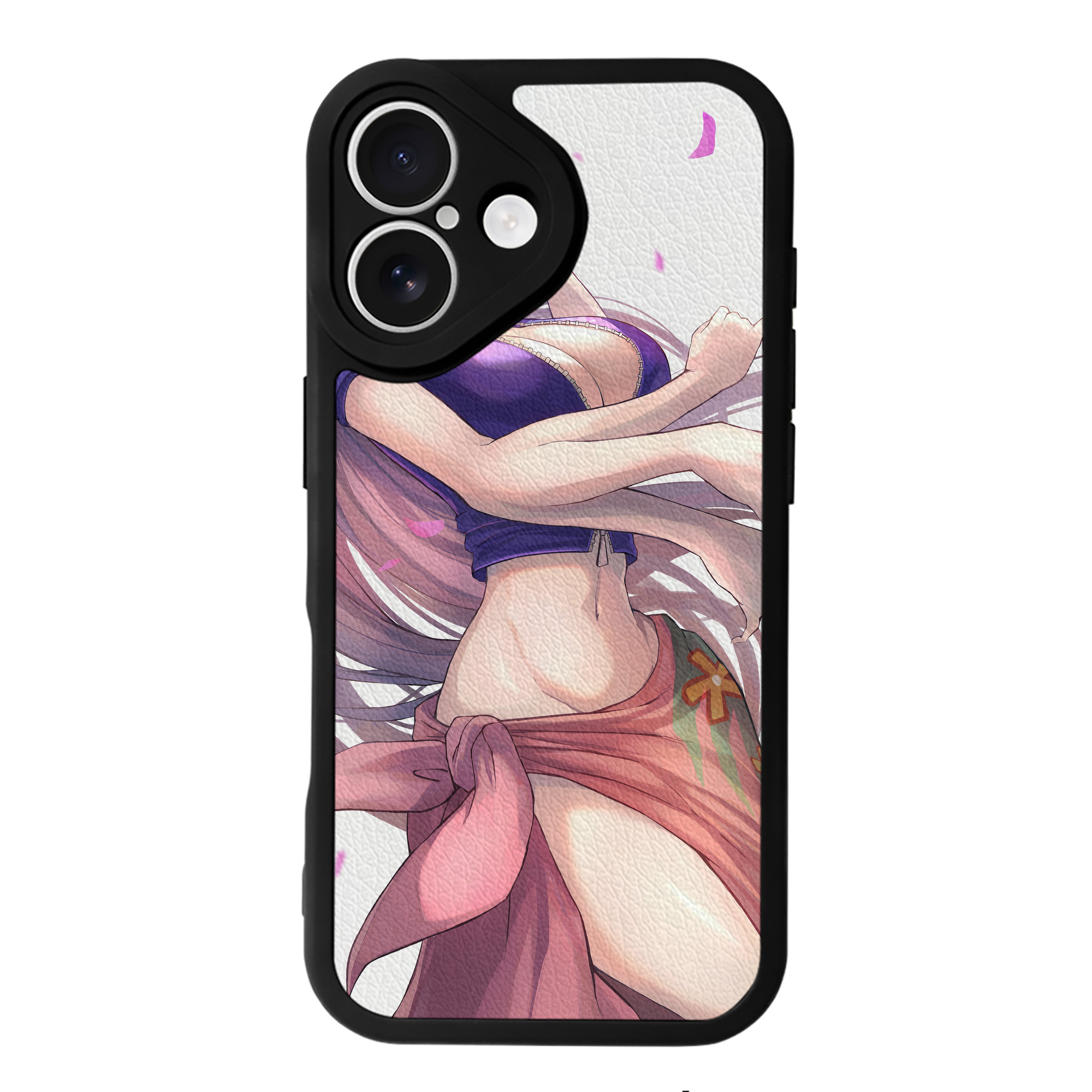 （画像用） ワンピース ONE PIECE 【iPhone 16シリーズ対応】シリコンスマホケース（レザー調） 材質：シリコン